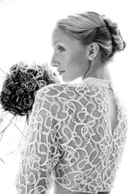 Bride Fashion Model (Black & White) 09