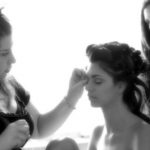 Aradia and Jackie preparing model